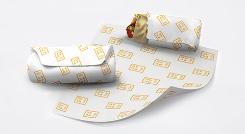 Food Safe Paper Wraps